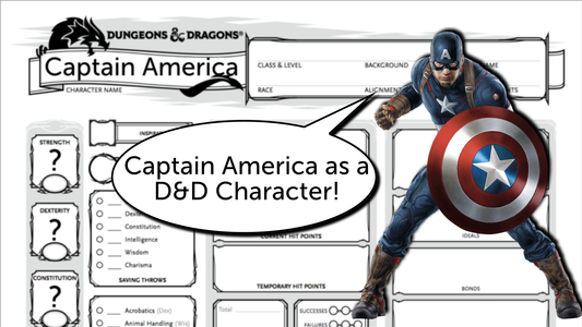 Building Captain America as a D&D 5e Character