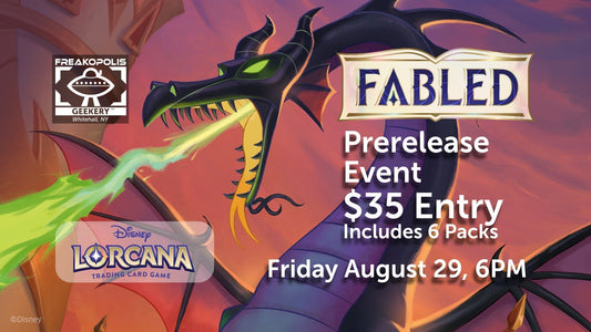 Lorcana Prerelease – Fabled !