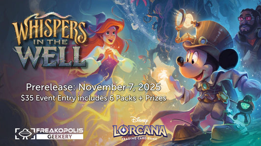 Lorcana Whispers in the Well Prerelease