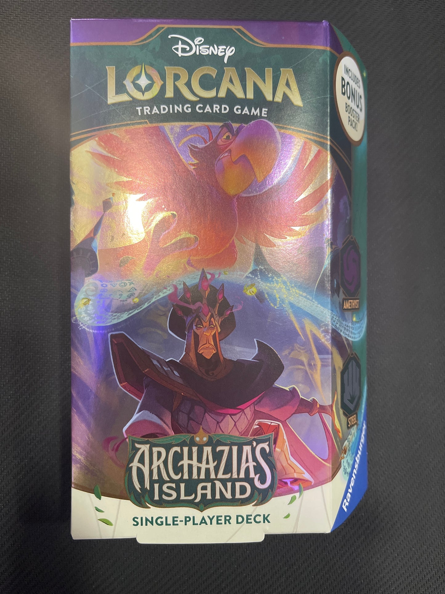 Lorcana TCG: Archazia’s Island Starter Deck- Amethyst and Steel