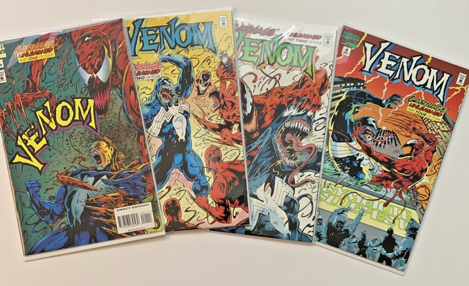 Venom:Carnage Unleashed (1995) Issues # 1-4 COMPLETE
