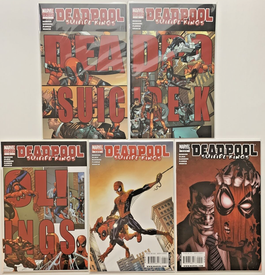 Deadpool Suicide Kings Issues #1-5 Complete (2009)