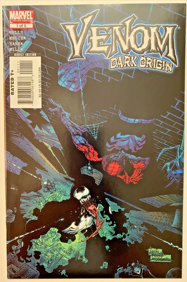 Venom Dark Origin Issues # 1-5 (2008-2009) COMPLETE