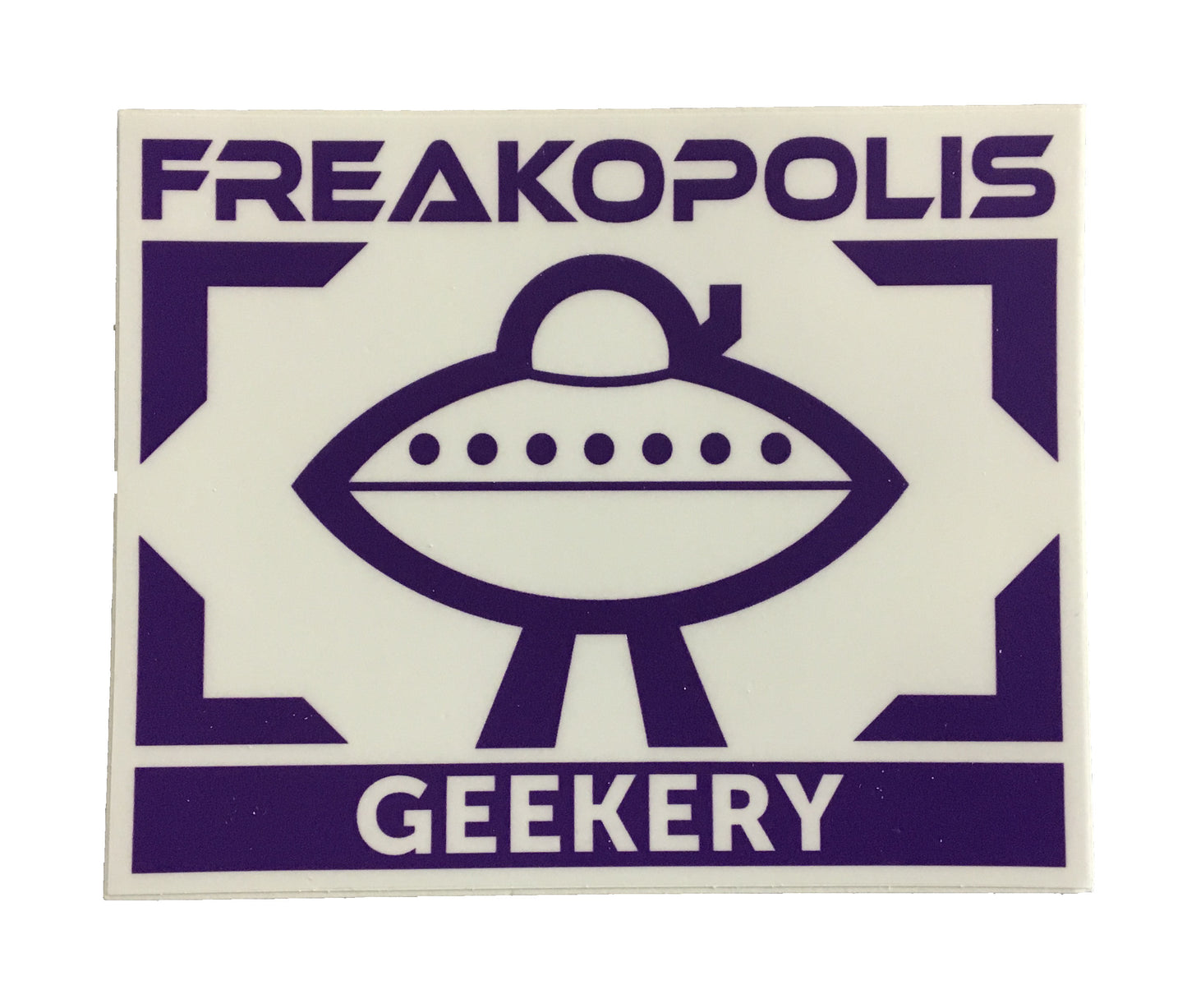 Geekery UFO Logo Sticker