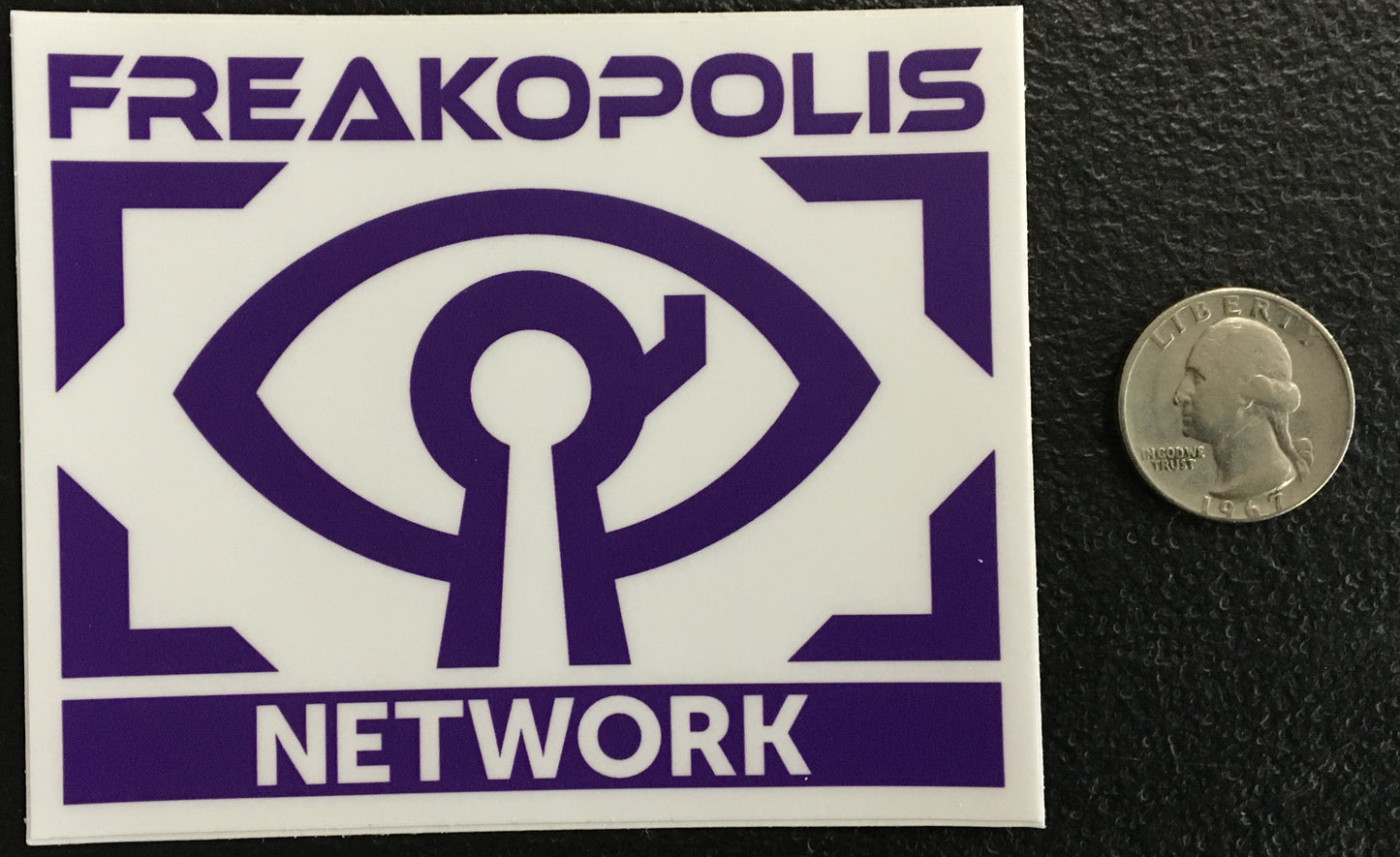 Freakopolis Network Logo Vinyl Sticker
