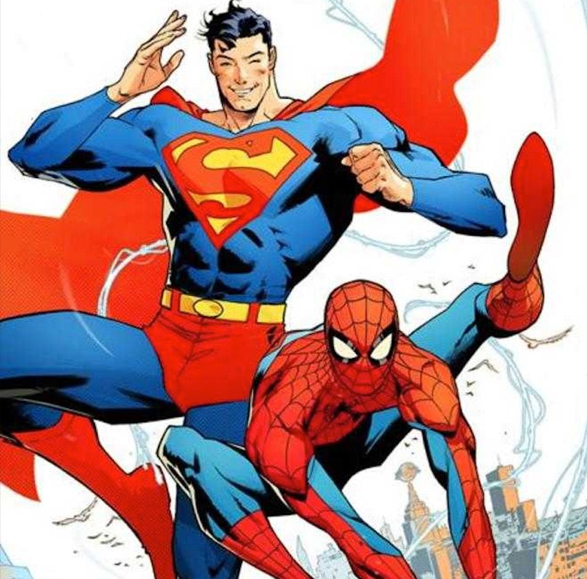 DC Marvel Superman Spider-Man