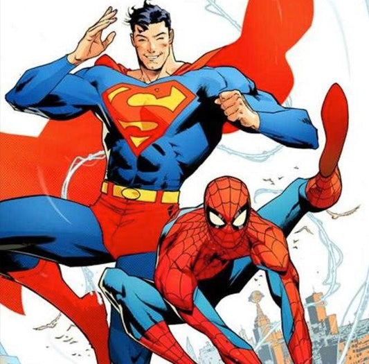 DC Marvel Superman Spider-Man