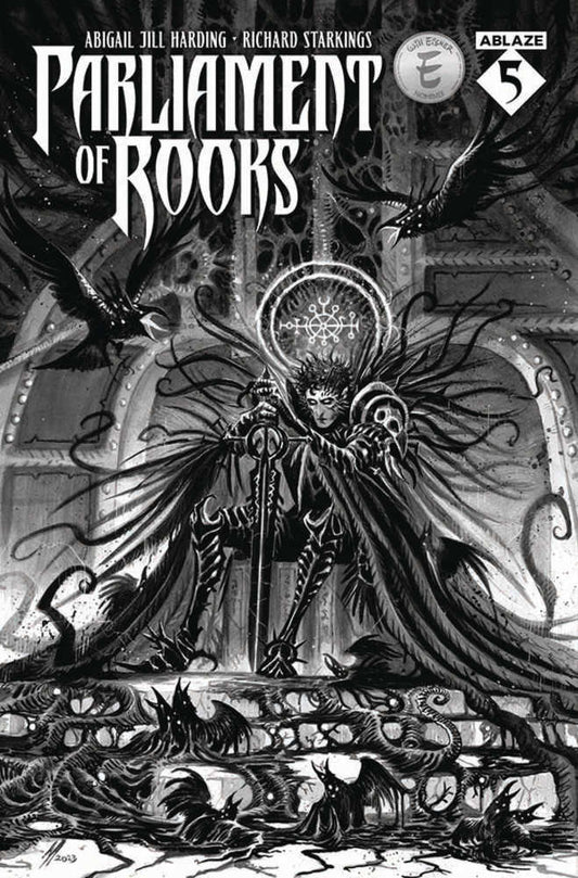 Parliament Of Rooks #5 Cover B Abigail Jill Harding Black & White (Mature)