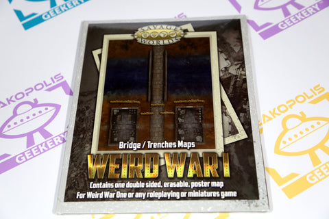 Savage Worlds Weird War 1 Bridge and Trenches Maps Front