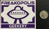 Freakopolis Geekery Logo Vinyl Sticker
